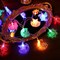 1 Pack 16 ft Moon Star Ramadan String Lights 30 LEDs, Battery Operated Eid Mubarak Fairy Lights for Ramadan Decoration, Eid Decorative Lights with Remote Control (Colorful)